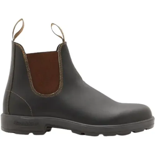 Stout Brown 500 Chelsea Boots , male, Sizes: 7 1/2 UK, 6 UK, 8 UK, 12 UK, 9 1/2 UK, 9 UK, 11 UK, 8 1/2 UK, 7 UK, 10 UK - Blundstone - Modalova