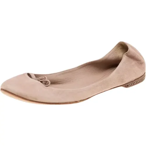 Pre-owned Wildleder flats , Damen, Größe: 36 EU - Chloé Pre-owned - Modalova