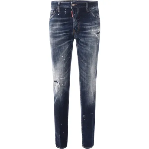 Herrenbekleidung Jeans Blau Aw23 - Dsquared2 - Modalova
