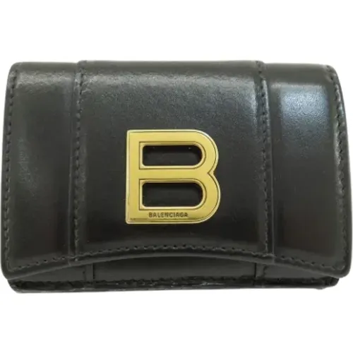 Pre-owned Leather wallets , female, Sizes: ONE SIZE - Balenciaga Vintage - Modalova