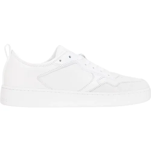 Weiße Sneakers mit geprägtem Logo , Herren, Größe: 42 EU - Calvin Klein Jeans - Modalova