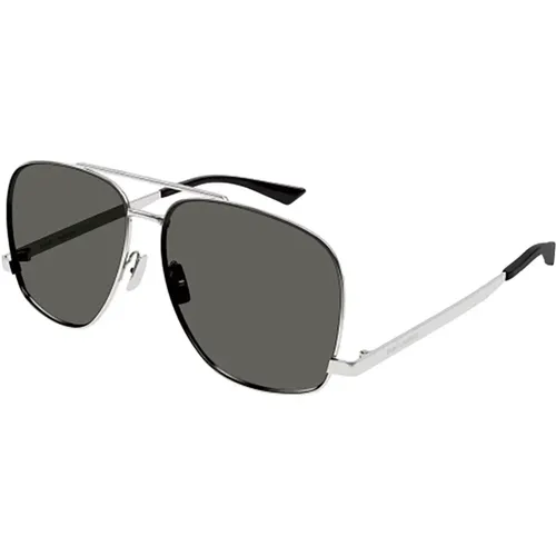 Grey Sunglasses Women's Accessories Ss24 , female, Sizes: 59 MM - Saint Laurent - Modalova