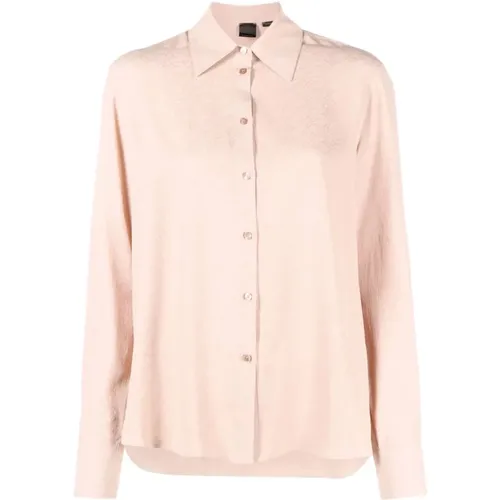 Elegant Long Sleeve Shirt , female, Sizes: S, M, L, 2XS, 3XS - pinko - Modalova