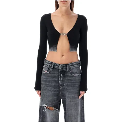 Knitwear Cardigan Aw24 , female, Sizes: M - Diesel - Modalova
