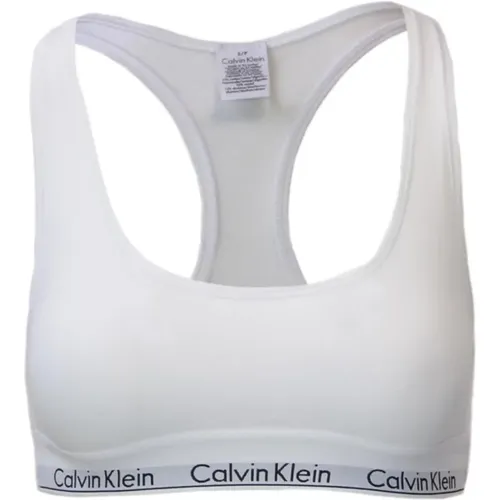 Ärmelloses Weißes Damenunterwäsche , Damen, Größe: S - Calvin Klein - Modalova