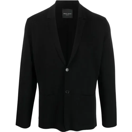 Elegant Men's Blazer , male, Sizes: S - Roberto Collina - Modalova