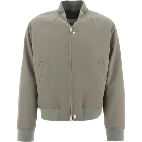 Stylish Gabardine Bomber Jacket , male, Sizes: L, XL - Jil Sander - Modalova