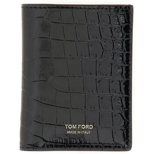 Geldbörse mit Logo Tom Ford - Tom Ford - Modalova