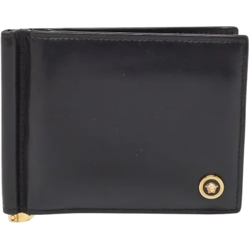 Pre-owned Leather wallets , male, Sizes: ONE SIZE - Versace Pre-owned - Modalova