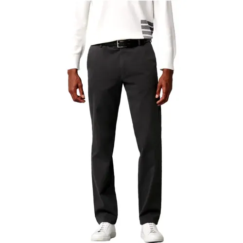 Modern Fit Flex Dream Finish Chino Grau , Herren, Größe: XL - Meyer - Modalova