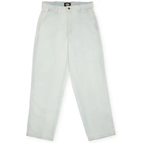 Ultra Lightwash Gerades Jeans , Herren, Größe: W31 L32 - Dickies - Modalova
