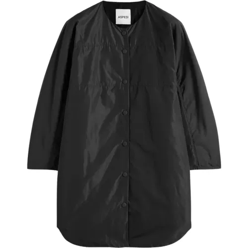 Technical Polyester Maya Long Sleeve Shirt , female, Sizes: L - Aspesi - Modalova