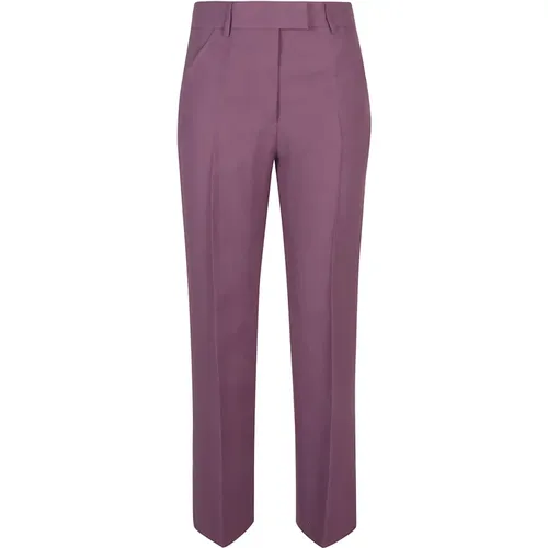 Ausgestellte Violette Hose Regular Fit Taschen , Damen, Größe: L - True Royal - Modalova
