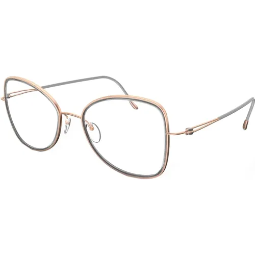 Lite Duet 4558 Eyewear Frames , female, Sizes: 53 MM - Silhouette - Modalova