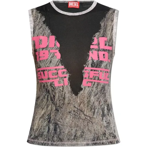 Top T-Melya , female, Sizes: M, S, L, XS - Diesel - Modalova