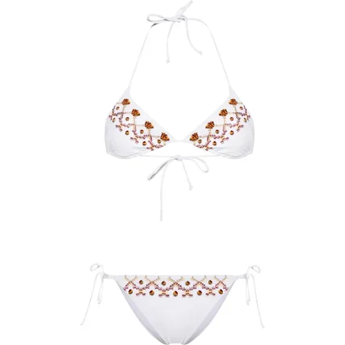 Weiße Sea Kleidung Bikini Dreieck Höschen , Damen, Größe: XL - Ermanno Scervino - Modalova