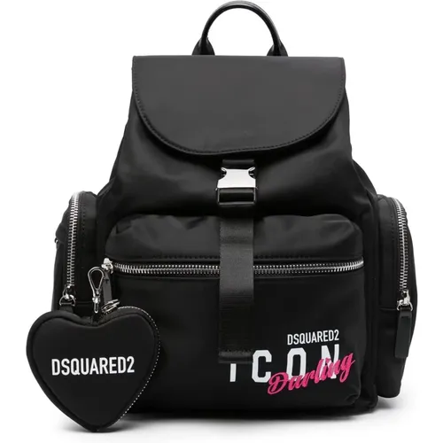Backpack , female, Sizes: ONE SIZE - Dsquared2 - Modalova
