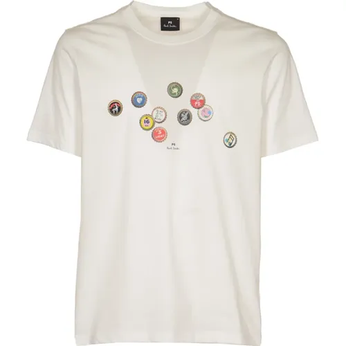 Light and Natural T-shirts and Polos , male, Sizes: S - Paul Smith - Modalova
