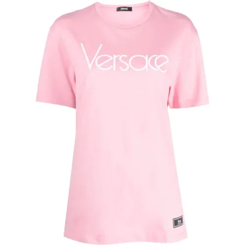 Stylish T-Shirts Polos for Women , female, Sizes: XS, 2XS, S, M - Versace - Modalova