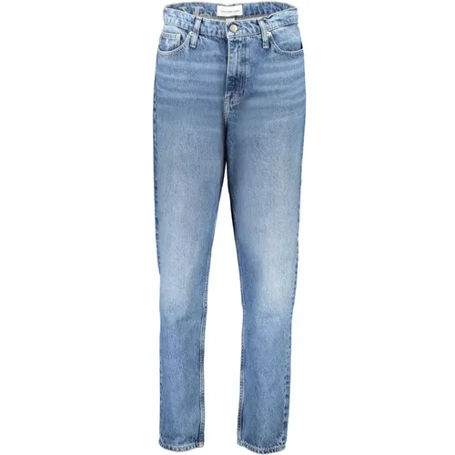 Mom Jeans with Embroidery , female, Sizes: W26, W28, W31, W27, W25, W29, W30 - Calvin Klein - Modalova