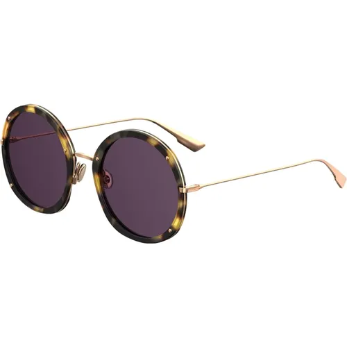 Hypnotic 1 Sonnenbrille in Havana/Violet , Damen, Größe: 56 MM - Dior - Modalova