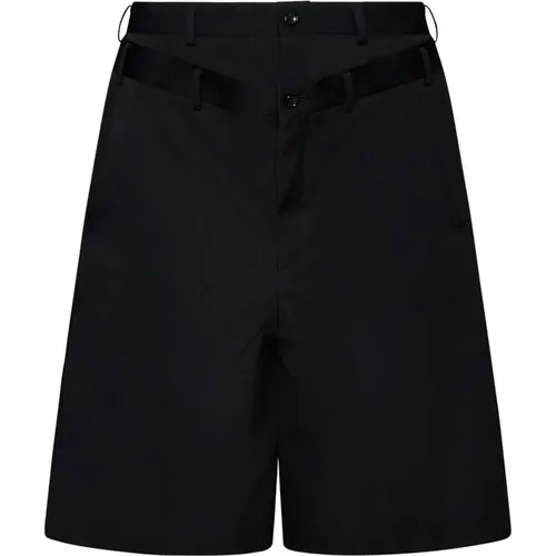 Schwarze Shorts für Männer , Herren, Größe: M - Comme des Garçons - Modalova