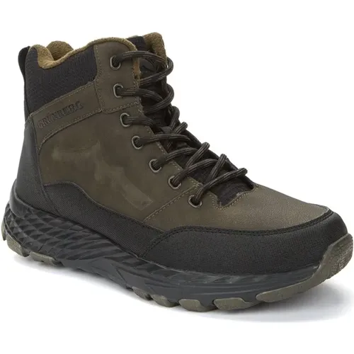 Beige Ankle Boots for Men , male, Sizes: 8 UK, 6 UK, 7 UK - Grunberg - Modalova