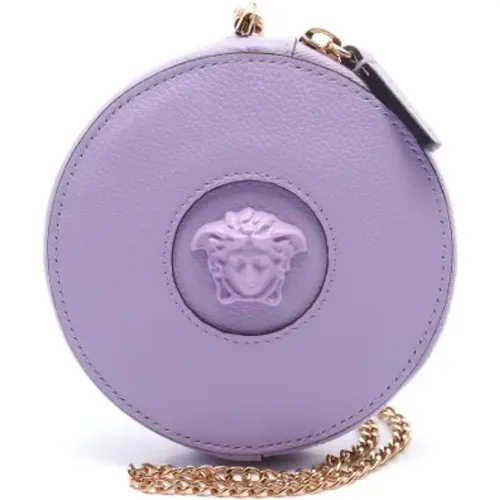 Pre-owned Leather clutches , female, Sizes: ONE SIZE - Versace Pre-owned - Modalova