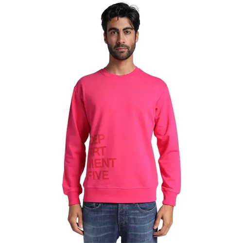 Sweatshirt with Logo , male, Sizes: L - Department Five - Modalova