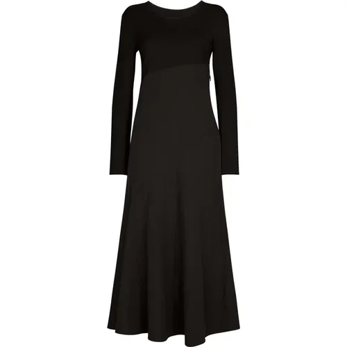 Kleid AUS Jersey + Nylon Truman Crease , Damen, Größe: L - add - Modalova