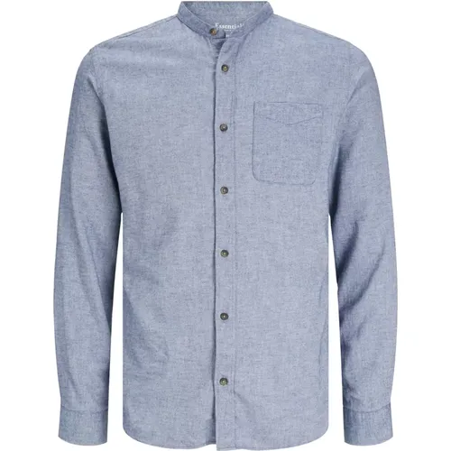 Elegantes Band Langarmhemd , Herren, Größe: XL - jack & jones - Modalova