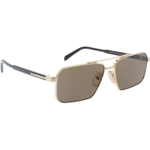 Stylish Sunglasses with Unique Design , male, Sizes: 58 MM - Prada - Modalova