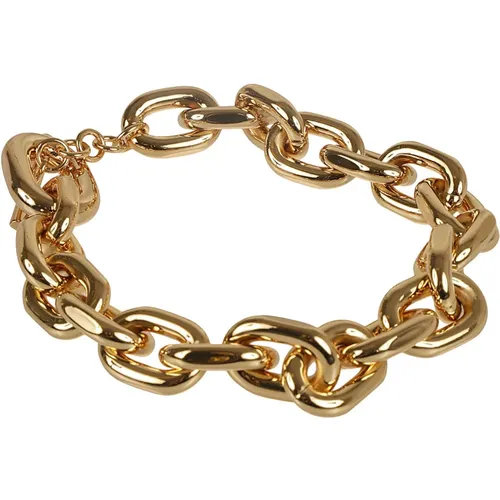 Chunky Chain Link Golden Necklace , female, Sizes: ONE SIZE - Paco Rabanne - Modalova