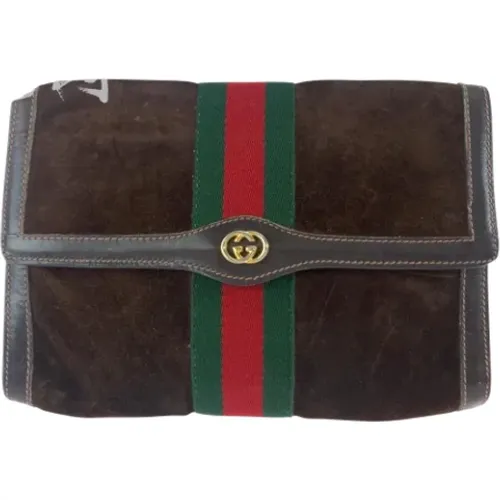 Pre-owned Leder clutches - Gucci Vintage - Modalova