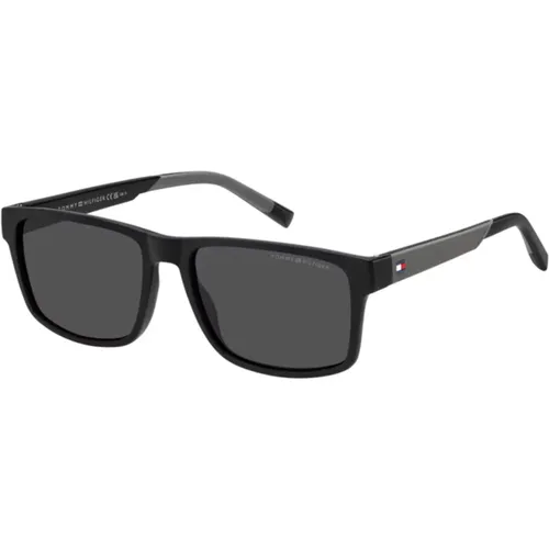 Grey Sunglasses TH 2142/S , male, Sizes: 56 MM - Tommy Hilfiger - Modalova