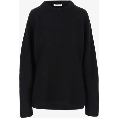 Wool Sweater with Crew Neck , female, Sizes: M, S - Jil Sander - Modalova