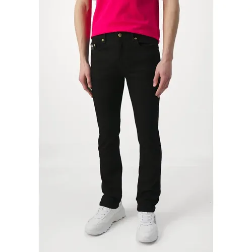 Gold Slim Milano Stretch Jeans , male, Sizes: W31, W29, W33, W34, W36, W30, W35, W40, W32 - Versace Jeans Couture - Modalova