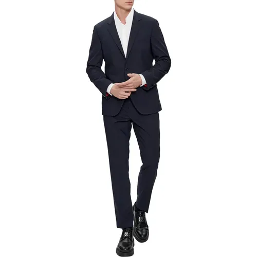 Wool Blend Mens Suit , male, Sizes: 2XL, L, M, S - Hugo Boss - Modalova