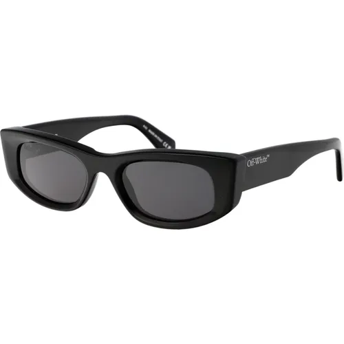 Stylish Sunglasses for Sunny Days , unisex, Sizes: 51 MM - Off White - Modalova