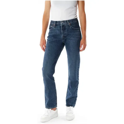 Levi's, High Waist Straight Fit Jeans , Damen, Größe: W30 L30 - Levis - Modalova