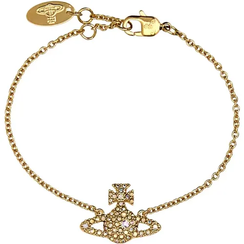 Grace Gold Metal Bracelet , female, Sizes: ONE SIZE - Vivienne Westwood - Modalova