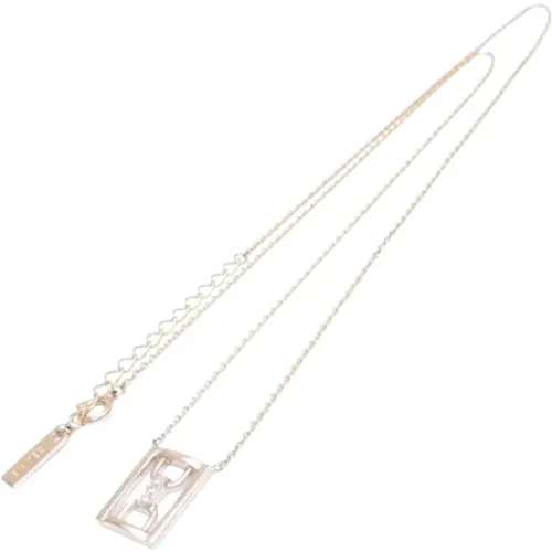 Pre-owned Rose Gold necklaces , female, Sizes: ONE SIZE - Celine Vintage - Modalova