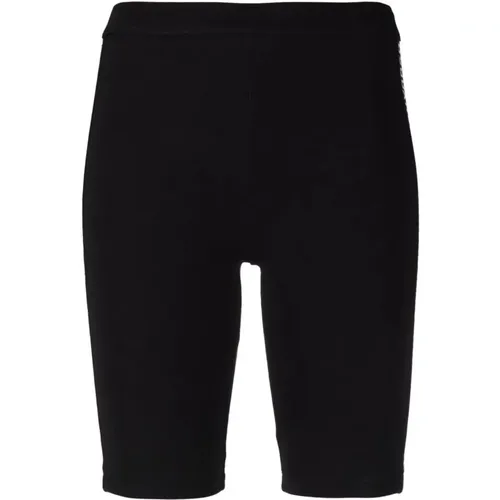 Schwarze Baumwoll Elasthan Radhose , Damen, Größe: M - Dsquared2 - Modalova