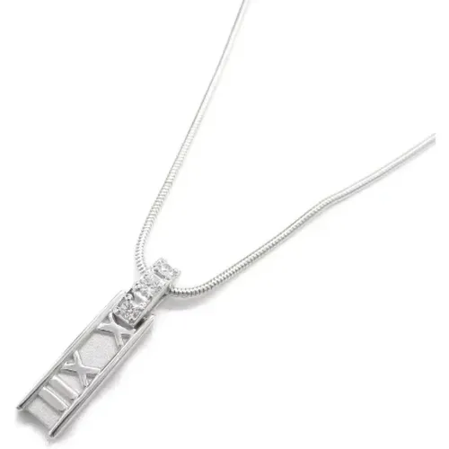 Pre-owned White Gold necklaces , female, Sizes: ONE SIZE - Tiffany & Co. Pre-owned - Modalova