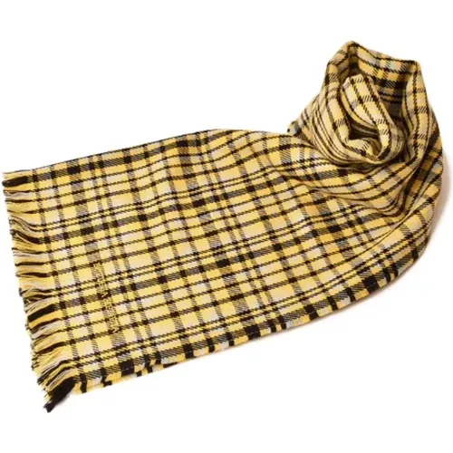 Pre-owned Cotton scarves , male, Sizes: ONE SIZE - Bottega Veneta Vintage - Modalova