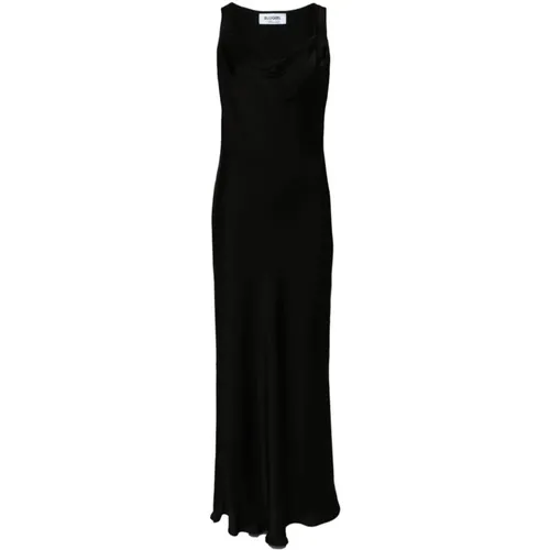 Elegant Satin Maxi Dress , female, Sizes: S, XS - Blugirl - Modalova