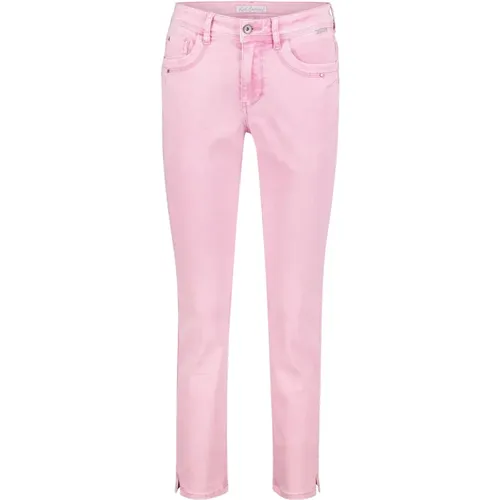 Coloured Denim Slim Fit Jeans , female, Sizes: 2XL, L, S, XL, 3XL - Red Button - Modalova