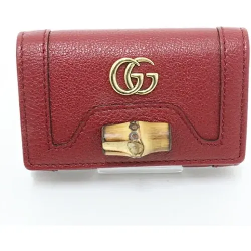 Pre-owned Leather key-holders , female, Sizes: ONE SIZE - Gucci Vintage - Modalova