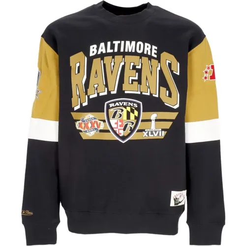 Baltimore Ravens Crewneck Sweatshirt NFL , Herren, Größe: M - Mitchell & Ness - Modalova