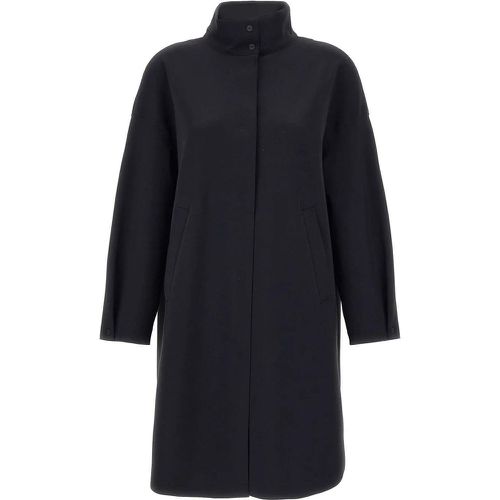 Coats Black - Größe 40 - Herno - Modalova